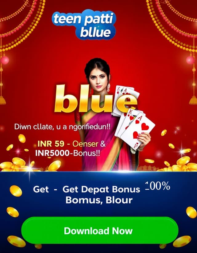 Teen Patti Blue Banner